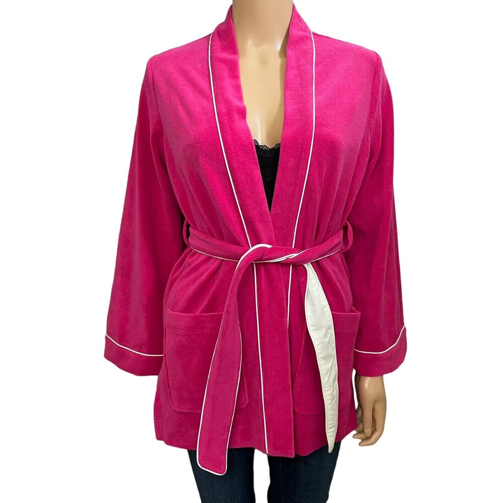 Stylest Terry Beach Jacket Robe Swim Cover Up Mini Belted